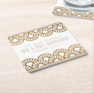 Porta-copo De Papel Quadrado Portas copos de Casamento e Celebração do Ventil