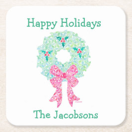 Porta-copo De Papel Quadrado Portas copos de Feriado