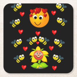 Porta-copo De Papel Quadrado Portas copos de mamangabas