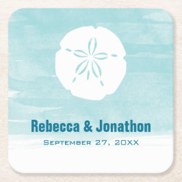 Porta-copo De Papel Quadrado Portas copos de papel de dólar de areia