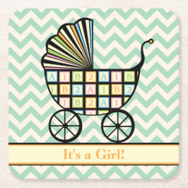 Porta-copo De Papel Quadrado Portas copos de papel do Chá de fraldas do carrinh