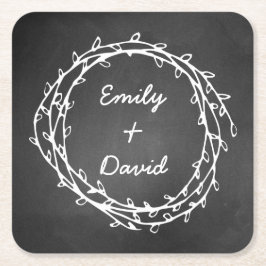 Porta-copo De Papel Quadrado Portas copos de papel feitas sob encomenda da