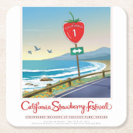 Porta-copo De Papel Quadrado Portas copos de papel Personalize o seu com o de p