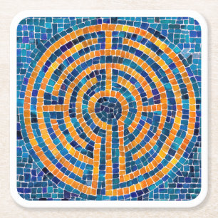 Porta-copo De Papel Quadrado PORTAS COPOS de papel quadradas LABYRINTH IV - Bra