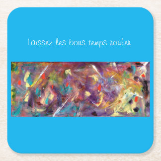 Porta-copo De Papel Quadrado Portas copos de papel quadrado Mardi Gras.