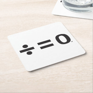 Porta-copo De Papel Quadrado Portas copos do quadrado do símbolo da unidade