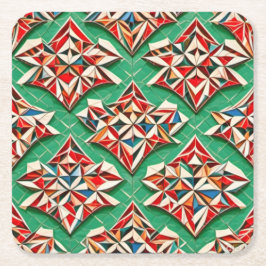 Porta-copo De Papel Quadrado Portas copos Funky