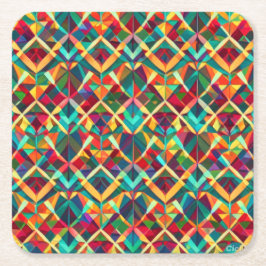 Porta-copo De Papel Quadrado Portas copos Funky