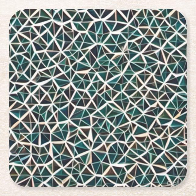 Porta-copo De Papel Quadrado Portas copos Funky (Frente)