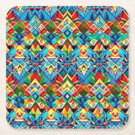 Porta-copo De Papel Quadrado Portas copos Funky