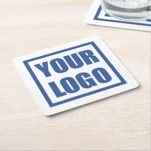 Porta-copo De Papel Quadrado  Portas copos para eventos de logotipos comerciais