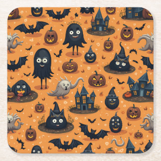 Porta-copo De Papel Quadrado portas copos para halloween