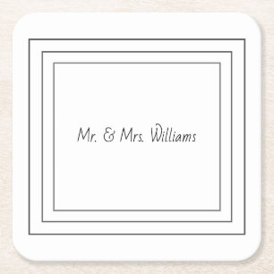 Porta-copo De Papel Quadrado Portas copos personalizadas