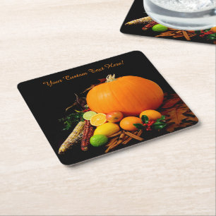 Porta-copo De Papel Quadrado Portas copos personalizadas do Fruta Halloween