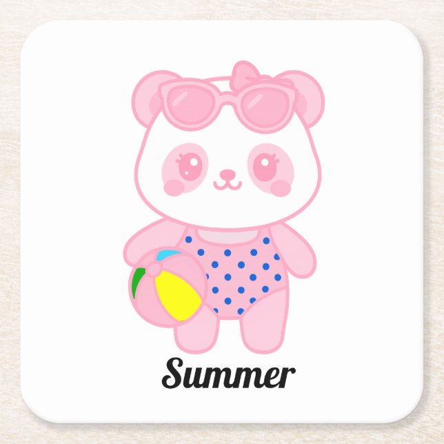 Porta-copo De Papel Quadrado Posa vasos Lotus Vacation (Frente)