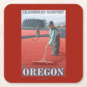 Porta-copo De Papel Quadrado Poster das viagens vintage da colheita dos