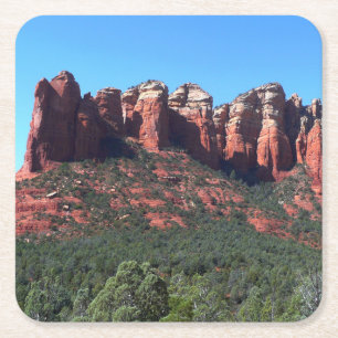 Porta-copo De Papel Quadrado Pote de café Rock II em Sedona Arizona