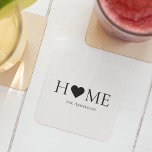 Porta-copo De Papel Quadrado Presente Personalizado da Família Doméstica Mínima<br><div class="desc">Bem-vindos à nossa coleção da Família Mínima Moderna em Zazzle - o destino perfeito para presentes personalizados que elevam a sua casa e celebram laços familiares. Nossa seleção cuidadosamente organizada de produtos combina perfeitamente o design contemporâneo com o calor da família, criando um toque único e na moda para seus...</div>