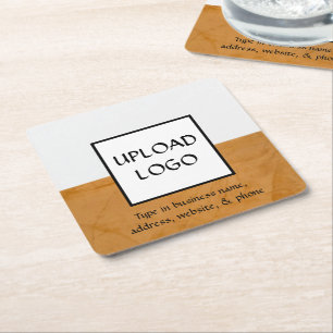 Porta-copo De Papel Quadrado Presente Promocional de Empresa com Logotipo Perso