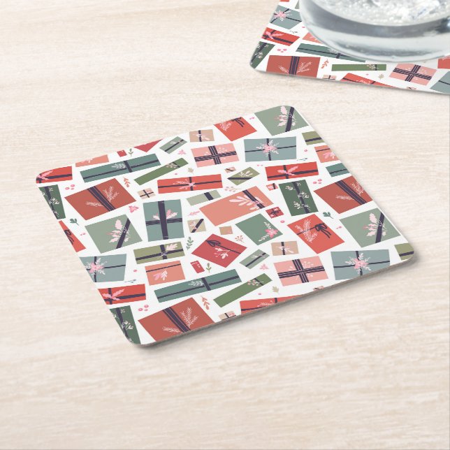 Porta-copo De Papel Quadrado Presentes de higiene (Inclinado)