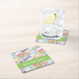 Porta-copo De Papel Quadrado Presentes Exclusivos E Especiais De aniversário d
