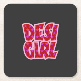 Porta-copo De Papel Quadrado Presentes inspirados em Bollywood