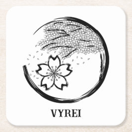 Porta-copo De Papel Quadrado Primavera Crest