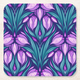 Porta-copo De Papel Quadrado Primavera crocodilo