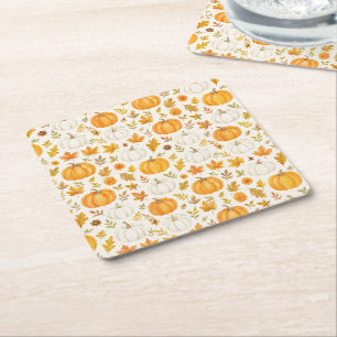 Porta-copo De Papel Quadrado Pumpkin Bonito   Ação de Graças