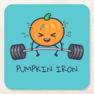 Porta-copo De Papel Quadrado Pumpkin Iron Pun