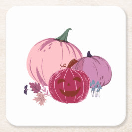 Porta-copo De Papel Quadrado Pumpkin para falar sobre