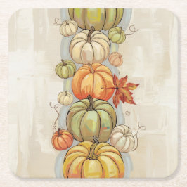 Porta-copo De Papel Quadrado Pumpkins