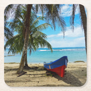 Porta-copo De Papel Quadrado Pura Vida na Costa Rica - América Central