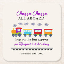 Qualquer Comboio Colorido De Noite