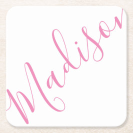 Porta-copo De Papel Quadrado Qualquer cor - Nome do script - Portas copos de pa