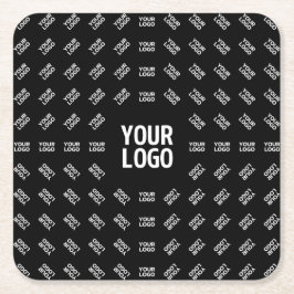 Porta-copo De Papel Quadrado Qualquer Design de imagem ou logotipo carregado | 