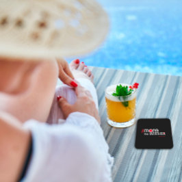 Porta-copo De Papel Quadrado Quanto mais a citação de compromisso de merrier