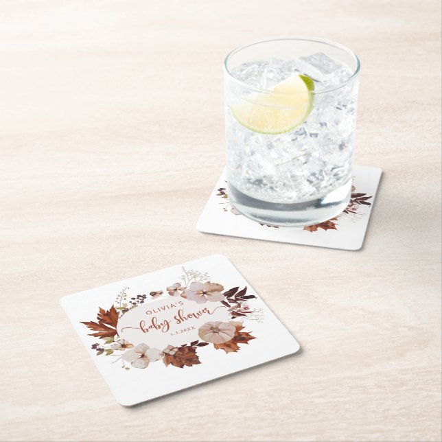 Porta-copo De Papel Quadrado Quebra russa de guardanapos de abóbora (Insitu)