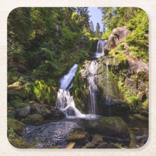 Porta-copo De Papel Quadrado Quedas   Triberger Wasserfälle, Alemanha