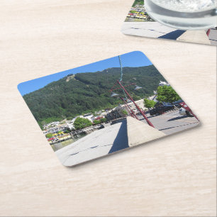 Porta-copo De Papel Quadrado Queenstown, Otago, Nova Zelândia