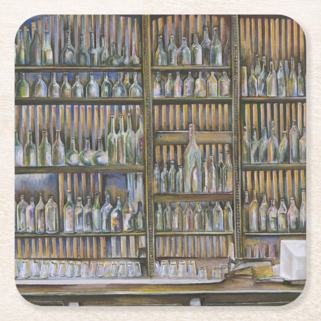 Porta-copo De Papel Quadrado Quente, mas não movendo (Frente)