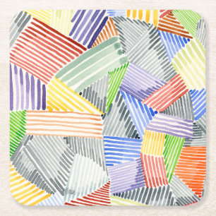 Porta-copo De Papel Quadrado Quilt. de Corte I