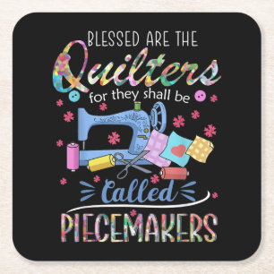 Porta-copo De Papel Quadrado Quiltros Abençoados Piecemakers Quilting Sewing G