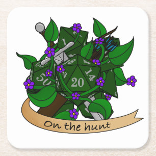 Porta-copo De Papel Quadrado Ranger Dice Design