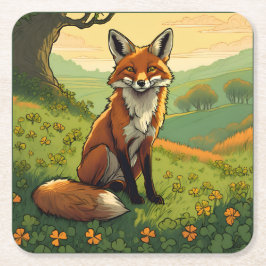 Porta-copo De Papel Quadrado Raposa nos Camarões