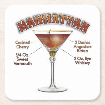 Receita de Coquetel Manhattan Arte