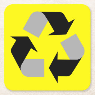 Porta-copo De Papel Quadrado Reciclar