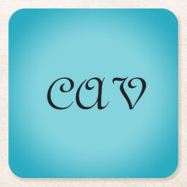 Porta-copo De Papel Quadrado Recoleta Cornflower Blue