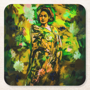 Porta-copo De Papel Quadrado Regal Woman