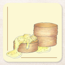 Porta-copo De Papel Quadrado Restaurante de chef de cozinha salsicha e salsicha